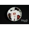 Beautiful Japanese design fridge magnet plate 52 mm “Kabuki actor” 